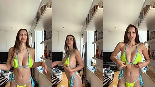 sexy bitch in her amazing bikini loves to tease her onlyfabs subscribers