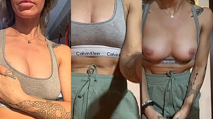 sexy milf Nicole Aniston tease you with her nipple leaked onlyfans