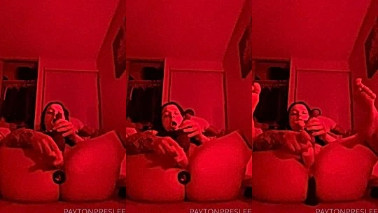 naked onlyfans model  Payton Preslee masturbate with a dildo  and moans really loud