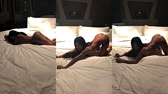 naughty freaky Filipino slut CJ Miles getting bored in the hotel room waiting to be fucked