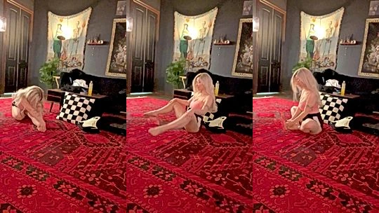 blond busty american onlyfans model Bigtittygothegg streaches