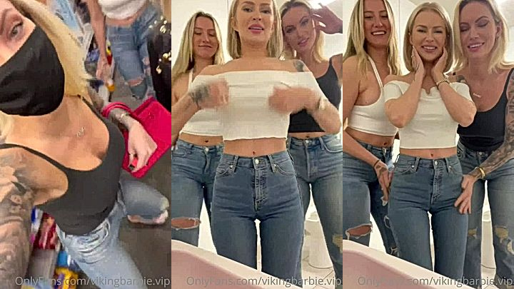 bathroom diaries, three baddies sneaked into the bathroom, got undress, smacked and rub eachother wet pussy