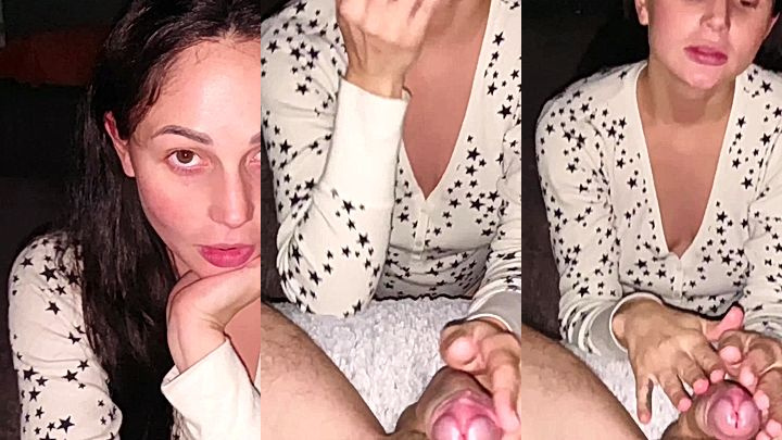 cute girl Ariana Marie licking dick with her tongue onlyfans