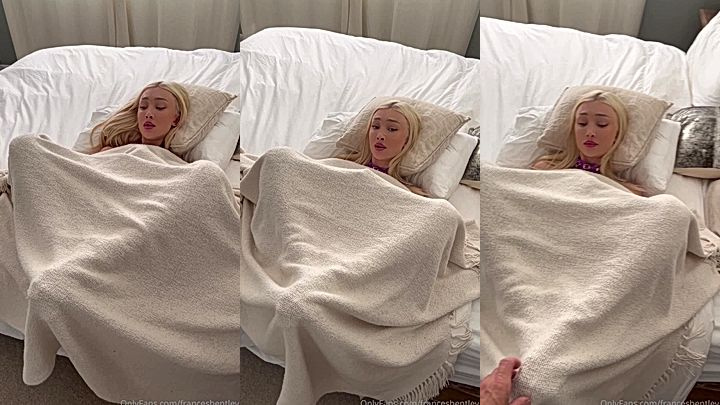 horny model Frances Bentley got caught masturbating step bro and beg stepbrother to help her out
