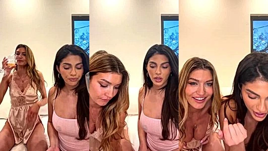 sexy onlyfans model Amanda Trivizas undress and shows there natural boobs