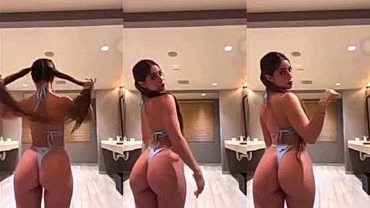 horny sexy model Emarrb carresses her soft boobs, onlyfans leak