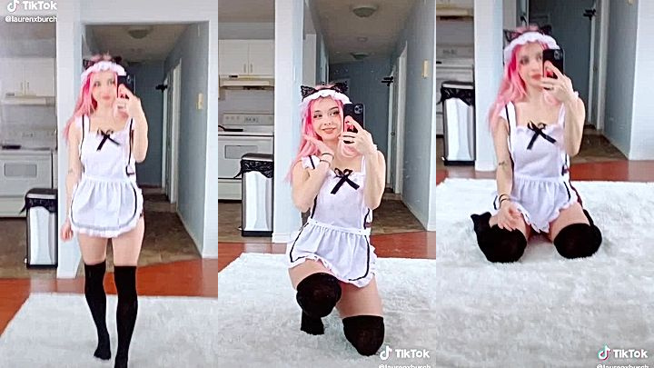 onlyfans model Burch twins make mirror video in cosplay