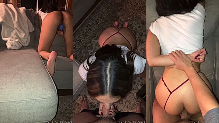 onlyfans leak model That1iggirl held close and fucked hard from behind till she squirts all over leaked onlyfans sex