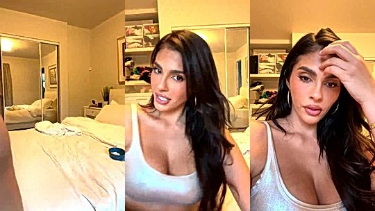 onlyfans model Amanda Trivizas undress and shows her big ass and huge tits