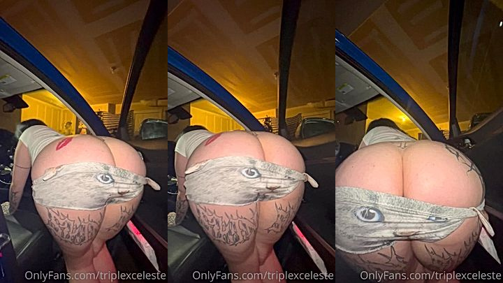 nasty big booty damsel Triplexceleste shake her sexy ass ahrd, leaked video