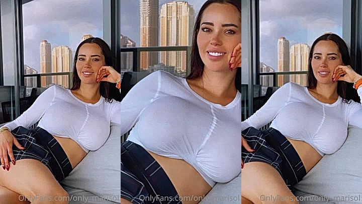 onlyfans model Marisol Yotta relaxing on the sofa in…….