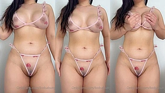 naughty naked onlyfans model Sarah Lee rubs her big tits and shakes her ass