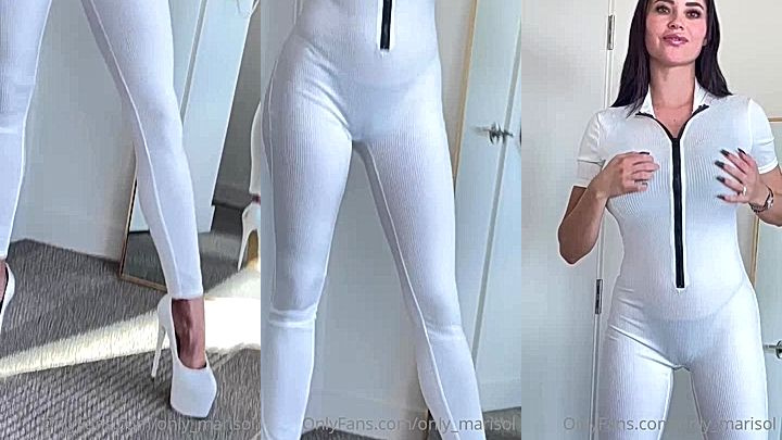 onlyfans model Marisol Yotta looks hot in white outfit
