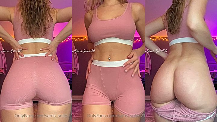 Sams soles21 is trying out different bikinis that looks good on her leaked onlyfans video