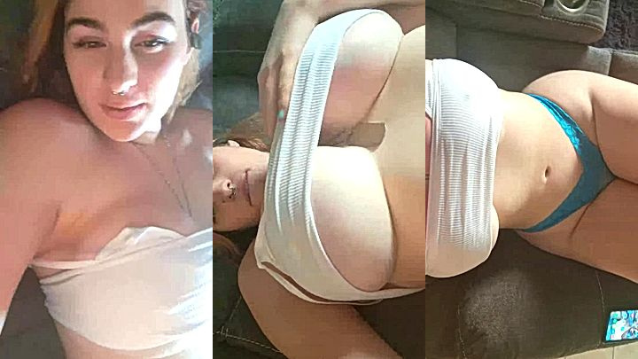 dirty babe  Abigaiil Morris showcases her sexy hot body in a selfie video, onlyfans leak