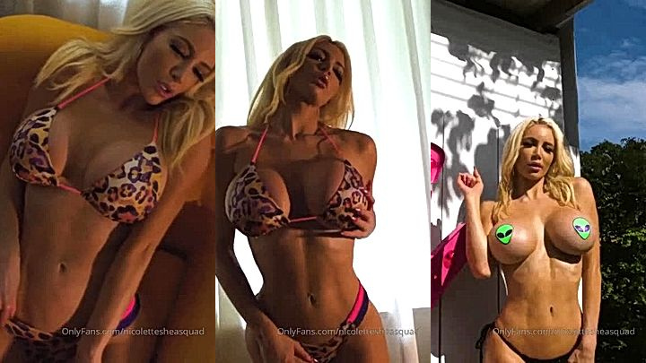 horny and freaky milf stepmom Nicolette Shea doing photoshoot onlyfans leak