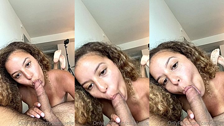naughty onlyfans stepmom Camila Elle suck her stepson big cock to sooth his erection