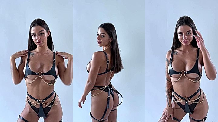 sexy slut Sonya Jess looking good in lingerie, she is gettting ready for some BDSM fuck