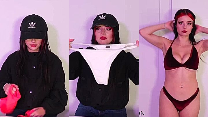 onlyfans model Burch twins try on different lingerie big boobss