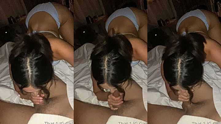 late night cock sucking with sexy hot model That1iggirl