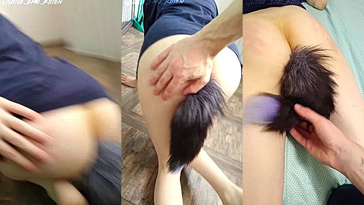 naughty british onlyfans model Little_emo_kitten get her bouncing big ass spank