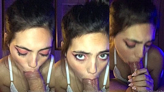 onlyfans leak chic Brenda Trindade enjoy every inch of cock in her mouth leaked onlyfans porn