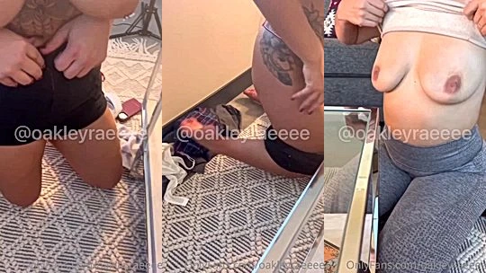 sexy diva  Oakley Rae slowly undresses for the cam and flaunts her sexy body with her friends, leaked onlyfans