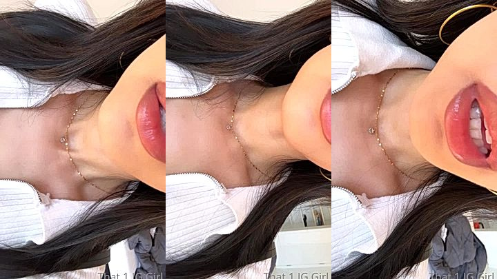 big sexy horny doll That1iggirl talks dirty ad show her clevage