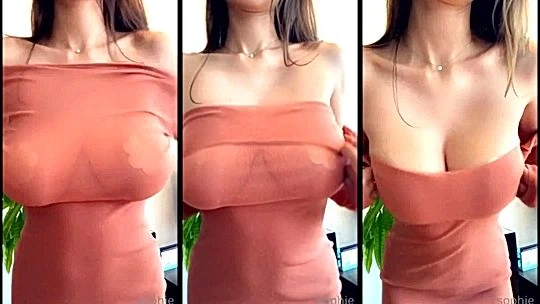hot naughty wild bitch Sophie Mudd show off her curves in her tioght dress