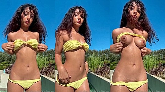 freaky dirty big booty model Jasminx smacked her big sexy ass on video, leaked video