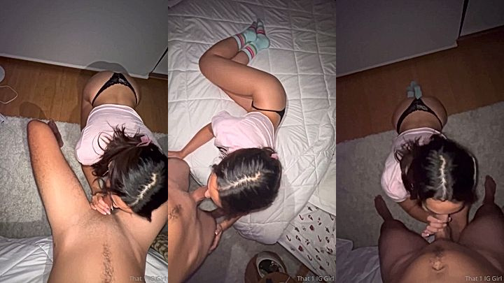 naughty girl That1iggirl loves to suck dick onlyfans leak porn