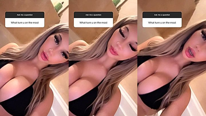 big ass onlyfans model Bbyanni tals dirty to cam and shows huge tits in lingerie