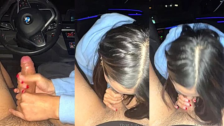 naughty girl That1iggirl ride huge dick in car how she likes it leaked onlyfans sex