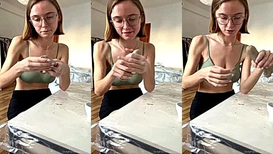 sexy hot girl Yourinastroe huge dildo missing your huge hard cock on video