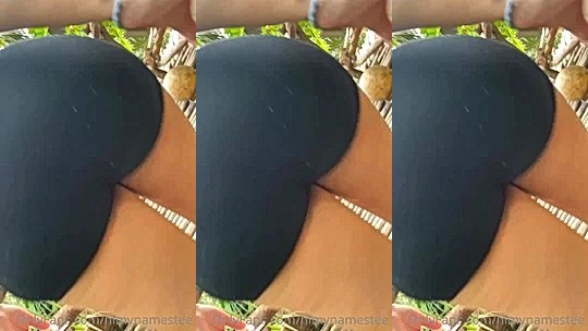 freak queen Himynamestee shows off her sexy hot ass for the cam and touches herself for pleasure, leaked onlyfans
