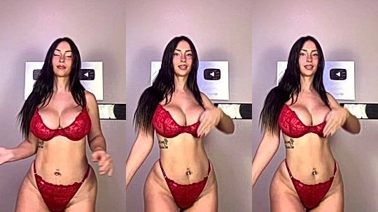 big boobs model Devon Jenelle grab her big boobs and fat sexy ass