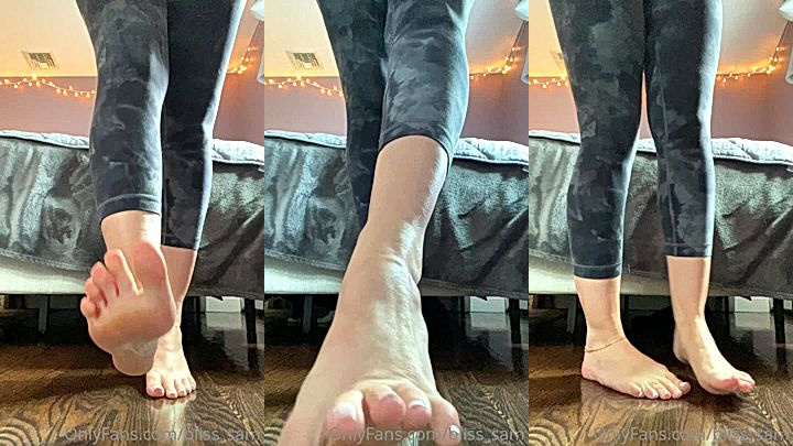 american model Sams soles21 feet tease will break you