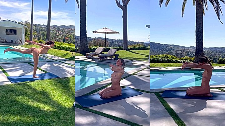 sexy american onlyfans model Stephinspace do yoga naked