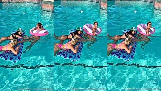 dirty hoe Emarrb having a relaxing sunday in the pool, Emarrb onlyfans video