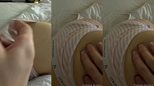 naughty onlyfans model Emma Kotos gets hwer big ass rubs by her horny stepbro