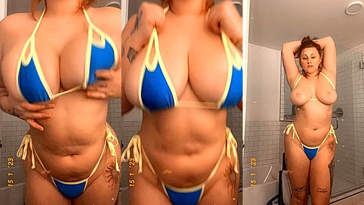 sexy slut Katrina Marie loves playing with her tits onlyfans