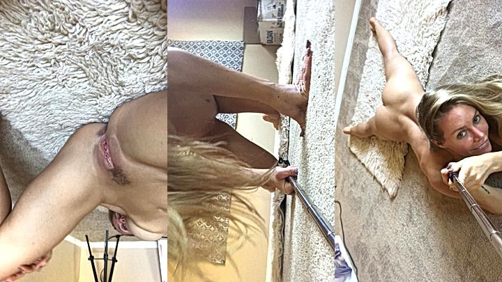 nude video of hot freaky hot model Nicole Aniston spread wet pussy wide and gently rub her ass