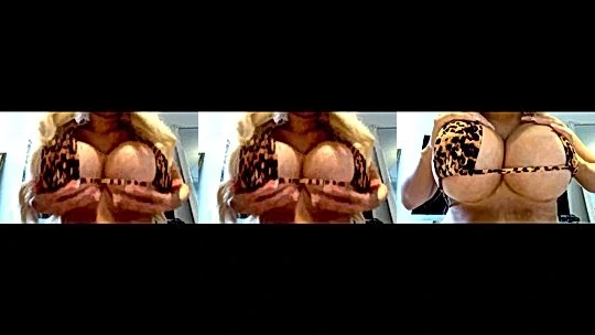 busty onlyfans model Amanda Toy grabs and jiggles her big tits hard