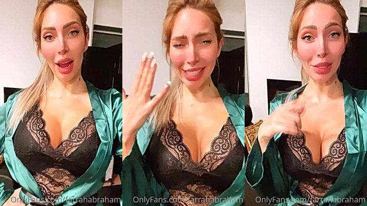 naughty white girl Farrah Abraham woke up looking sexy