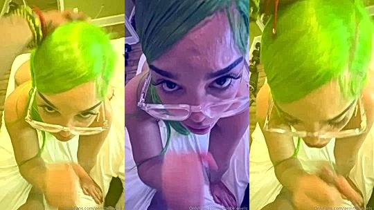 leaked onlyfans bj video of Gem Jewels’s sloppy top while you hold my head sown