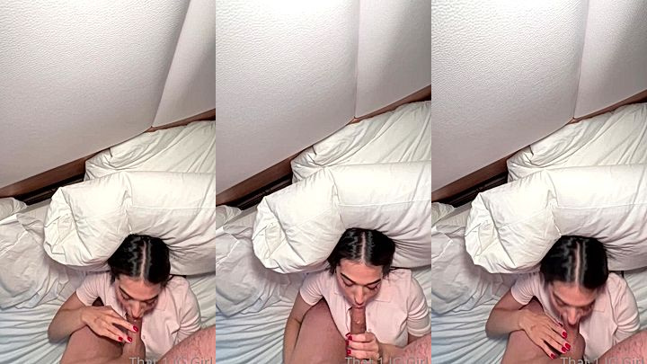 gave my horny stepbrother head till he lose his mind, That1iggirl blowjob teasing video