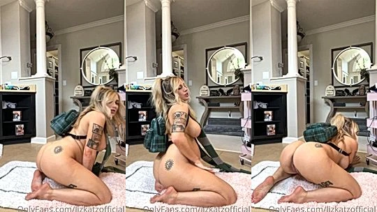 hot baddie Liz Katz slow ass twerk in a thong, you like that view?