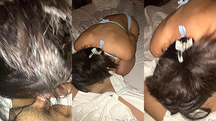 That1iggirli teased the tip until he cums, That1iggirl leaked onlyfans blowjob session