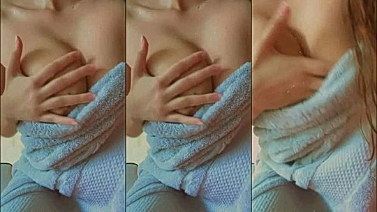 Bri Adeline squeezes her perfet pair, leaked nude video