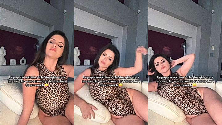 leaked onlyfans video of hot chick showing off her sexy body in her amazing black lingerie